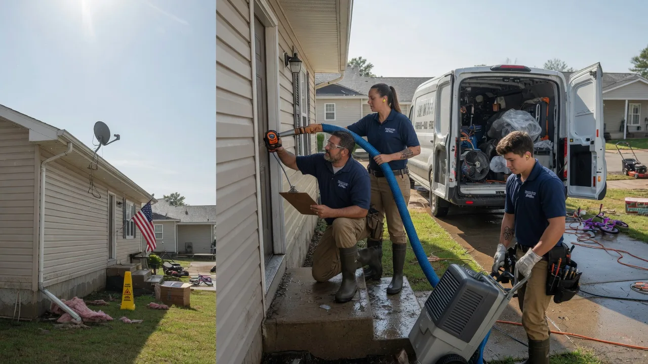 Ceiling Water Damage Restoration in Maida, ND near me